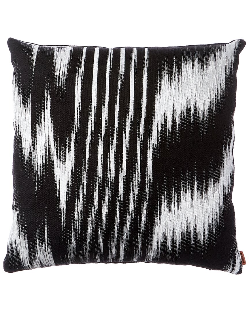 Missoni Glitch Cushion 40x40 In Black