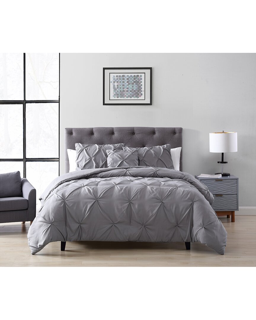 The Nesting Company Spruce 4pc Comforter Set In Gray