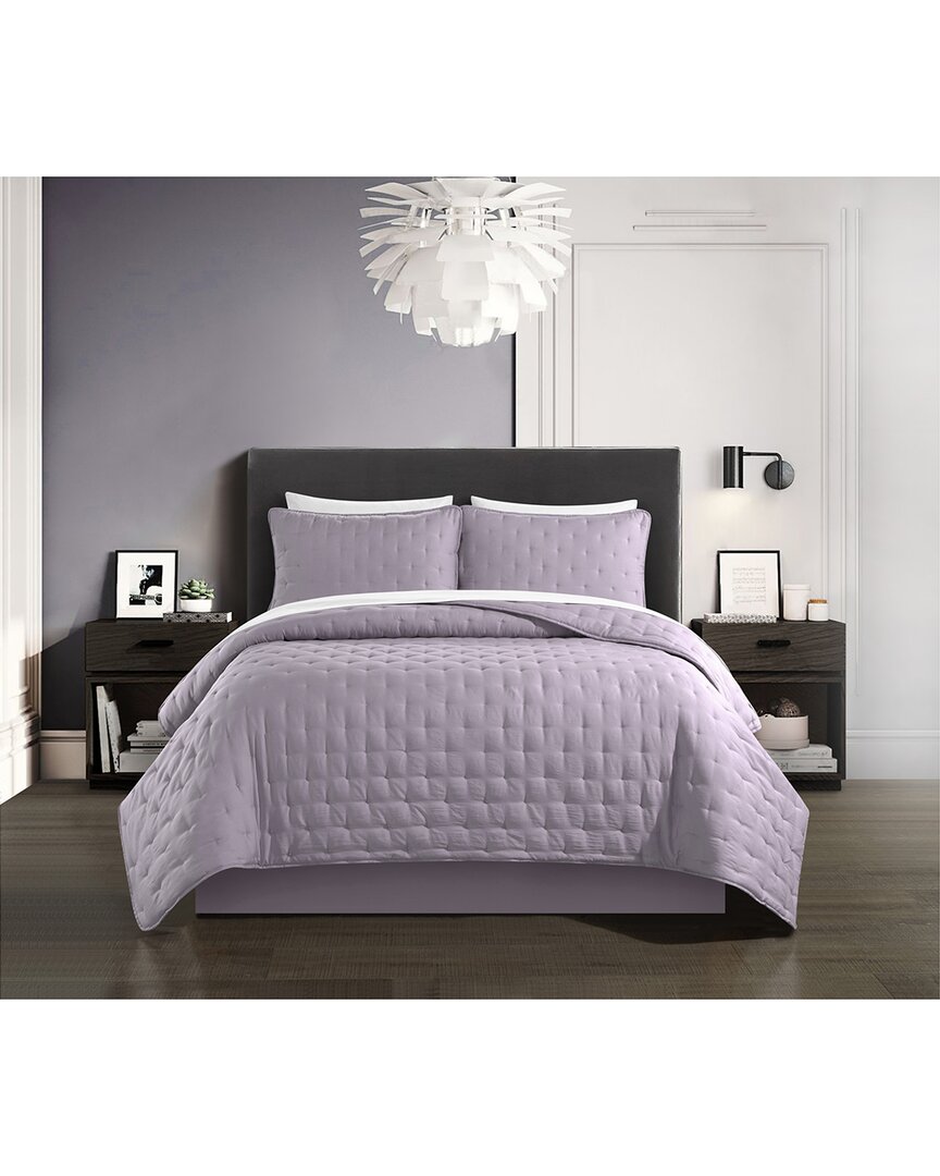 Chic Home Chylar Quilt Set In Lavender