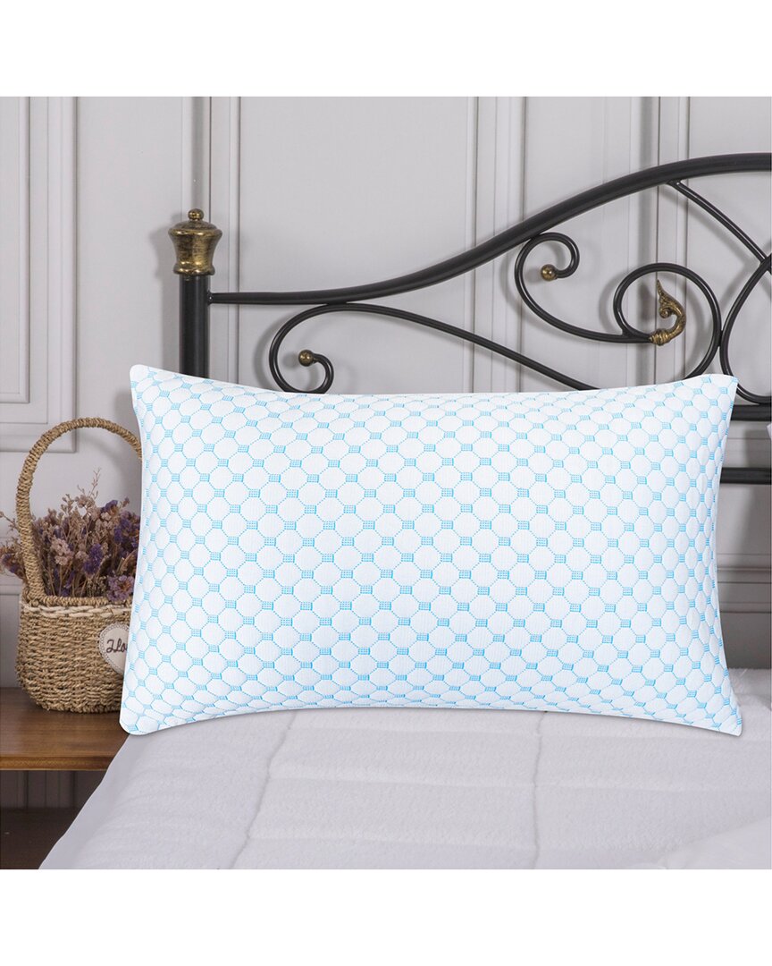 Bibb Home Cooling Memory Foam Pillow With Removable Cover