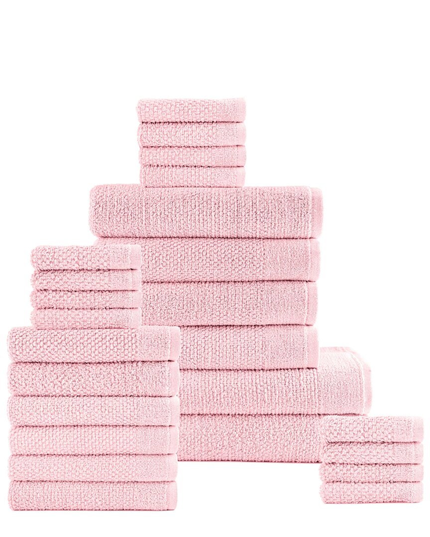 Dan River 24pc Popcorn Cotton Bath Towel Set