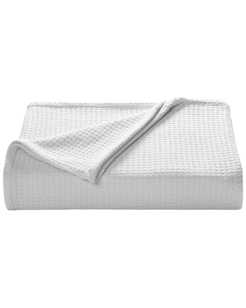 TOMMY BAHAMA COAST WHITE COTTON BLANKET