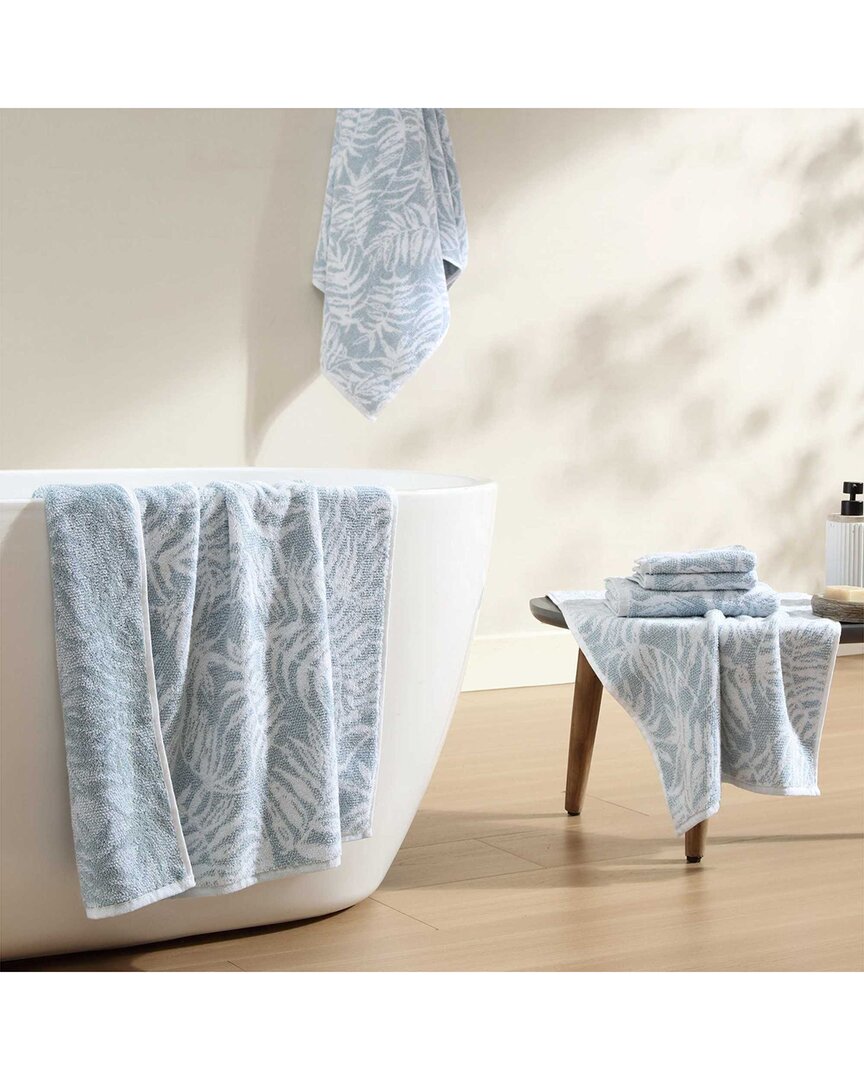 Tommy Bahama Art Of Palms Terry 6pc Towel Set In Blue
