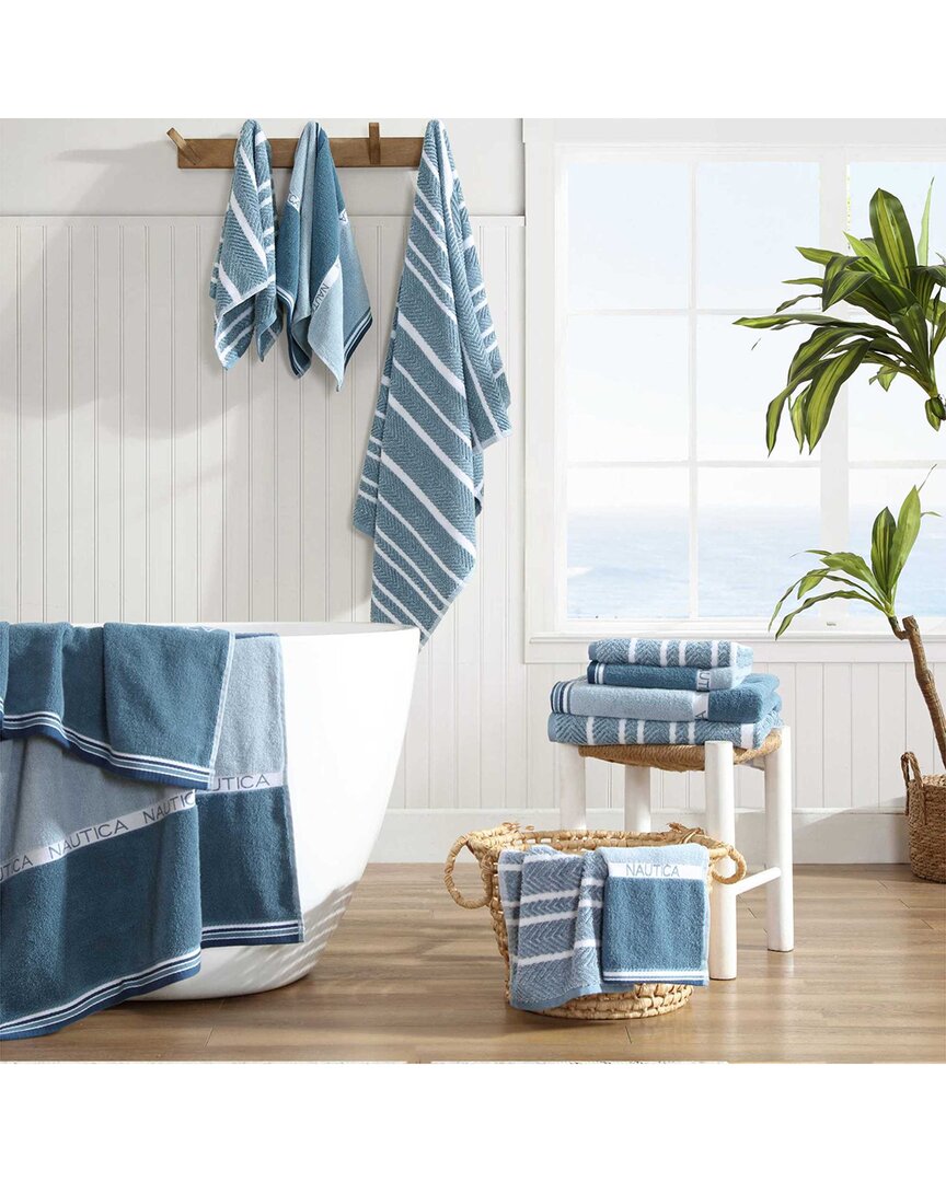 Nautica Cruise Along Terry 6pc Towel Set In Blue