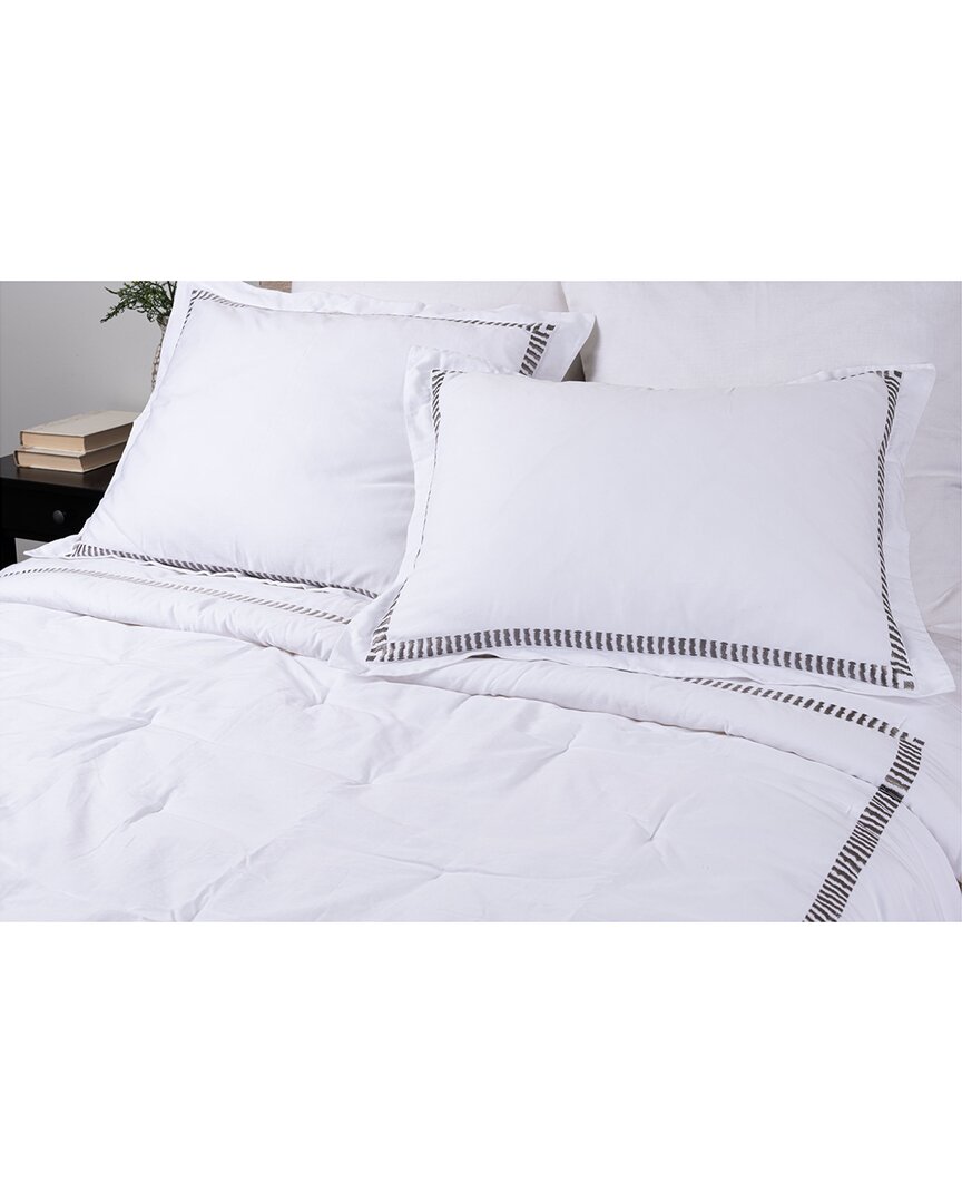 Amity Home Sable Duvet Cover - Grey