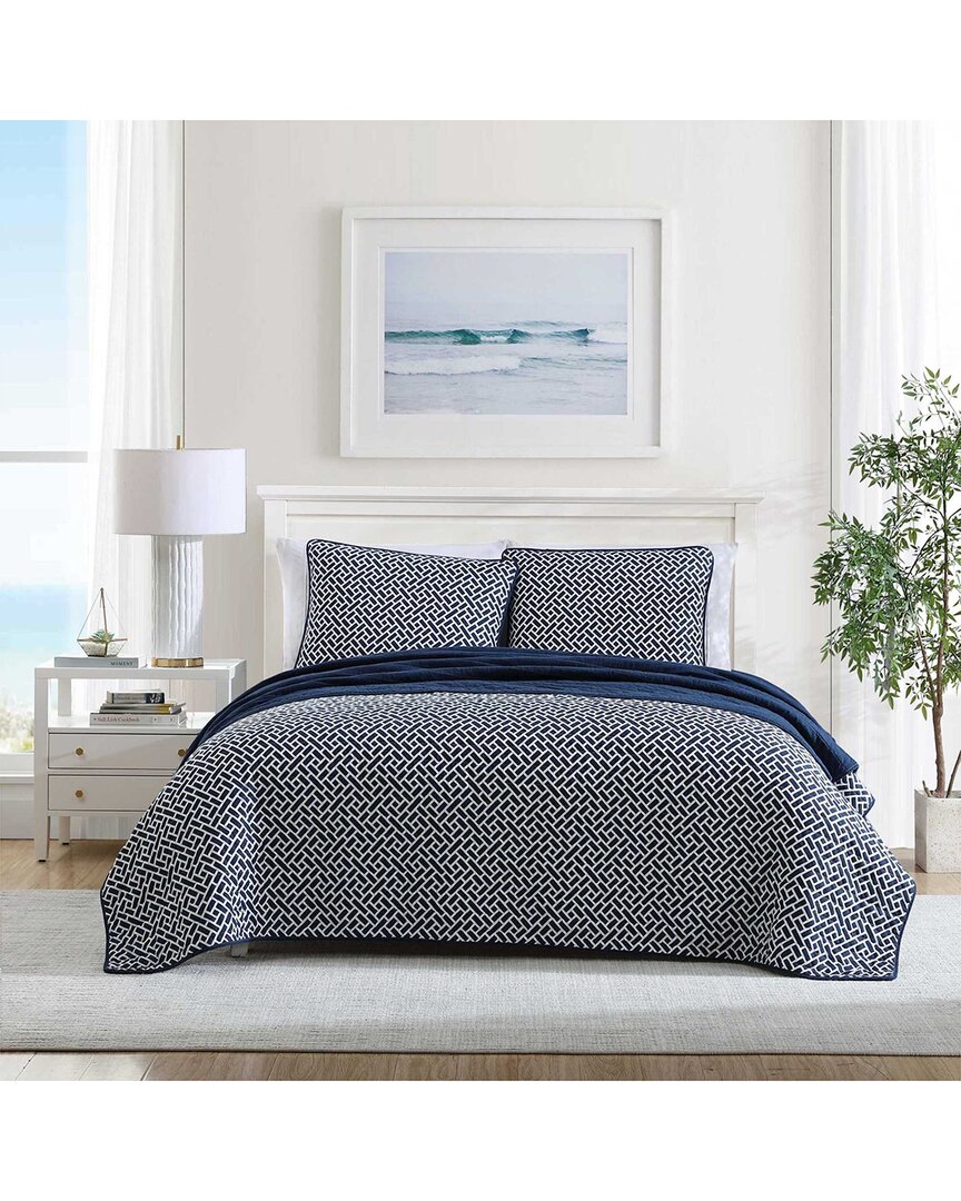 Nautica 136 Thread Count Lockridge Reversible Quilt Set