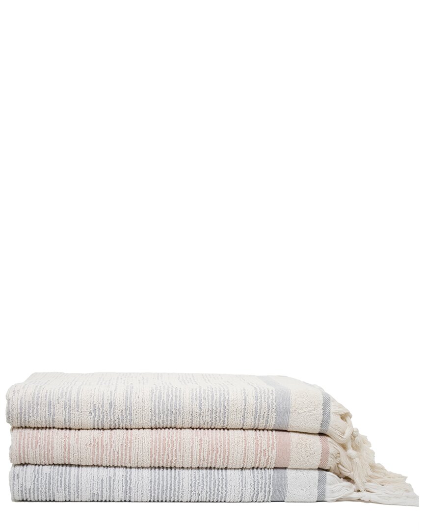 Ivy Collection Maine Traditional Towel Set In Multi