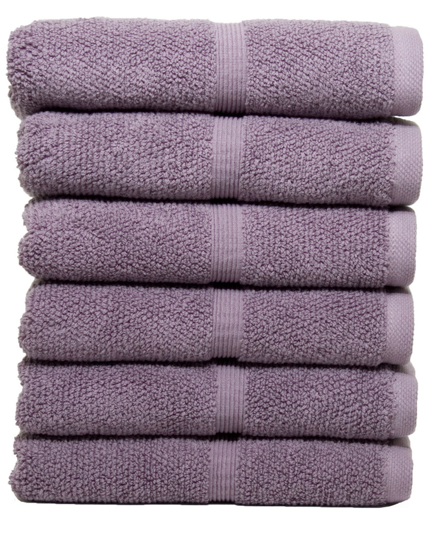 Ivy Collection Rice Effect Turkish Cotton Hand Towels Set Of 6
