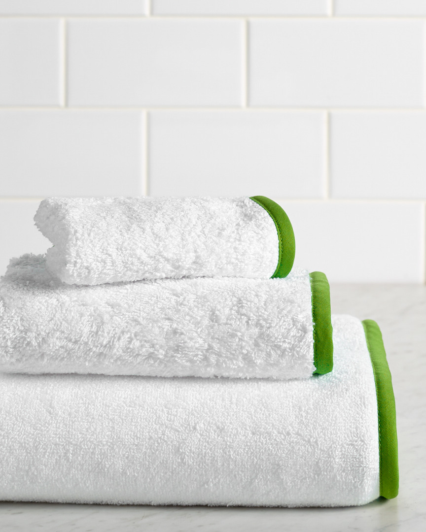 Montague & Capulet Deco Towel Set White Green
