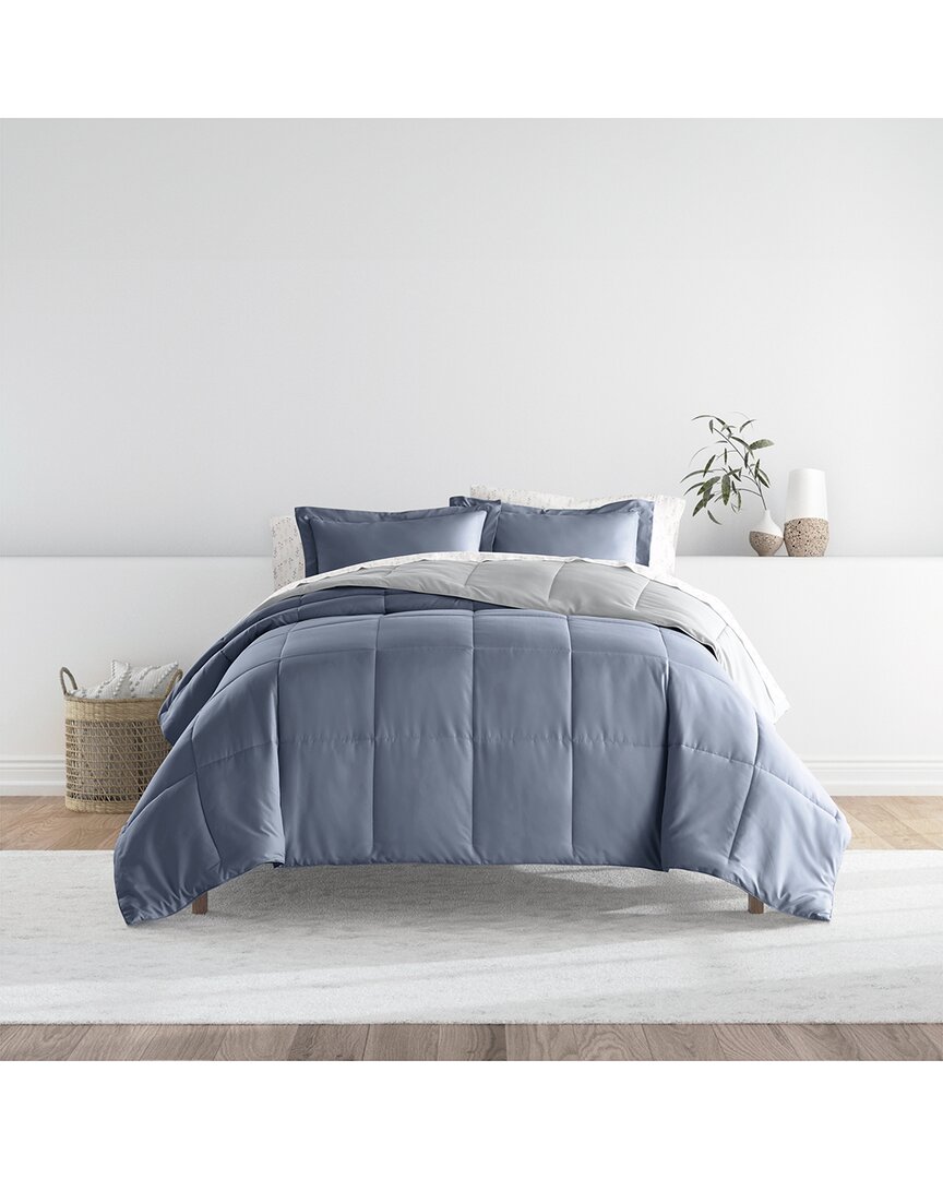 Home Collection All Season Lightweight Down Alternative Solid Comforter In Grey