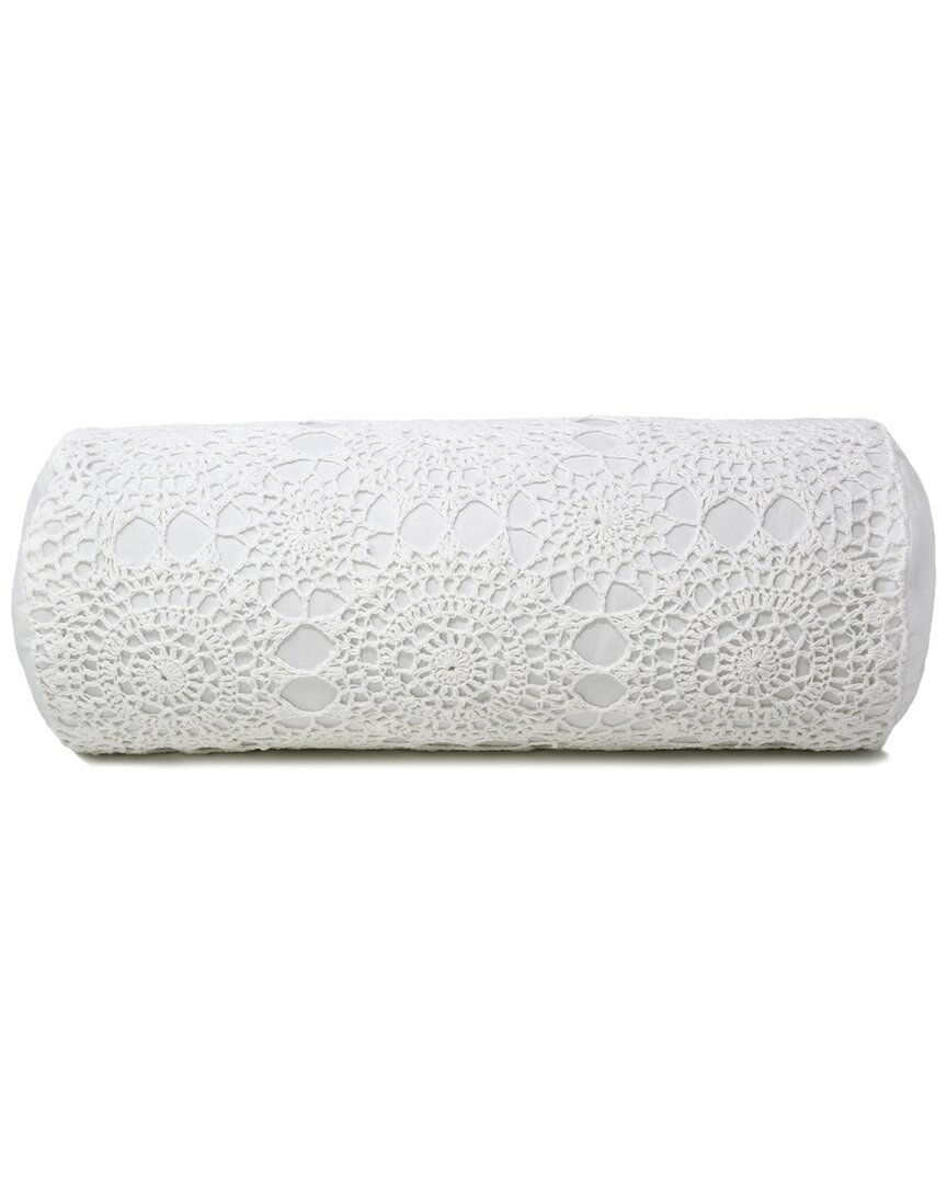 Melange Home Decorative Crochet Accent Pillow