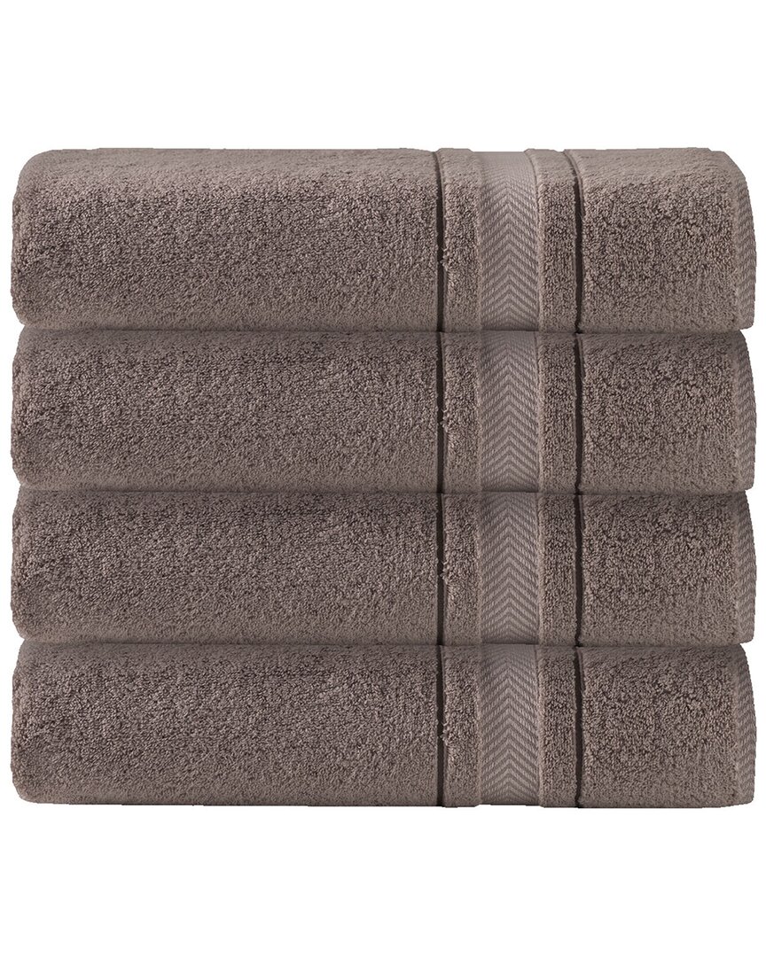 Enchante Home Enchasoft Turkish Cotton 4pc Hand Towels In Beige