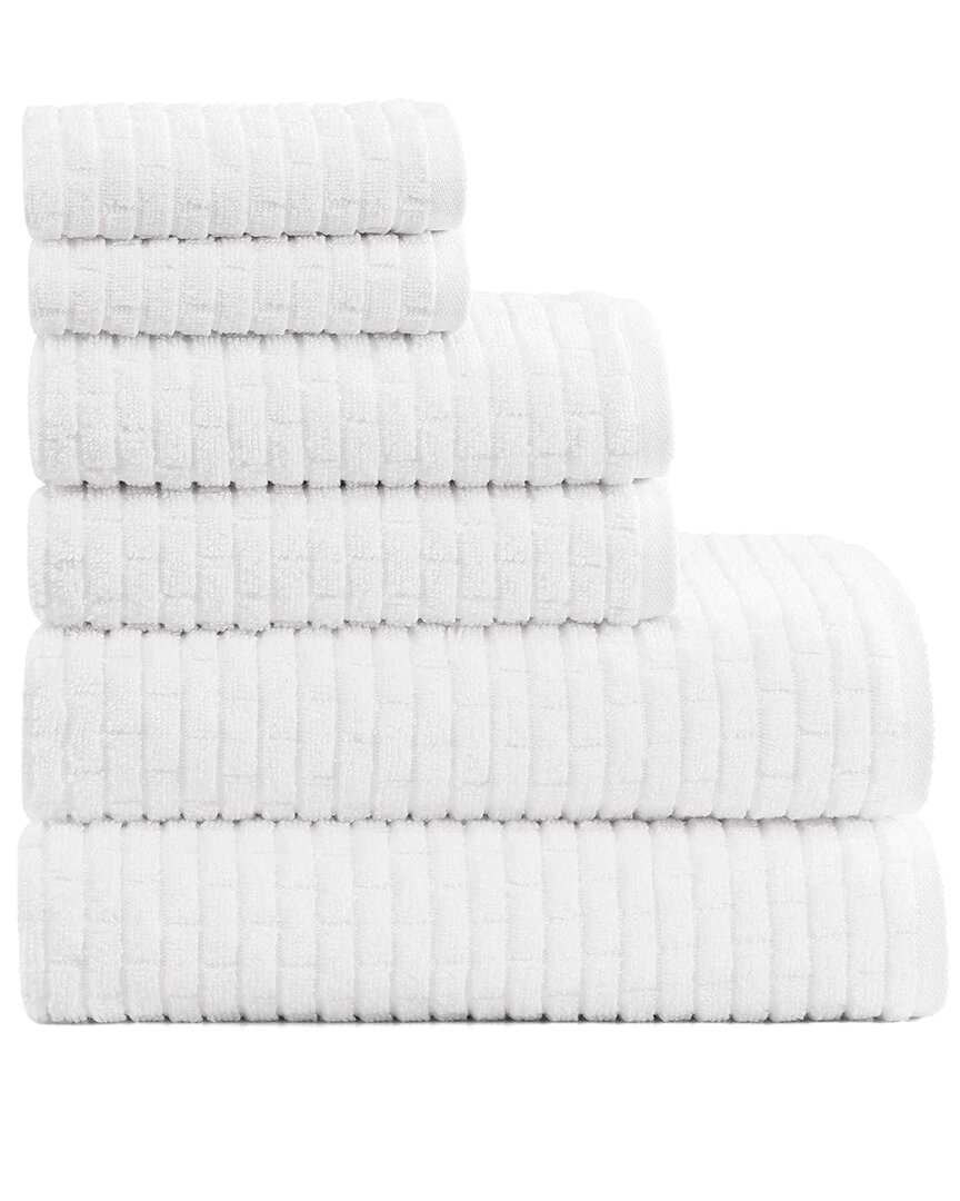 Tommy Hilfiger Brick Texture Cotton Terry Towel Set