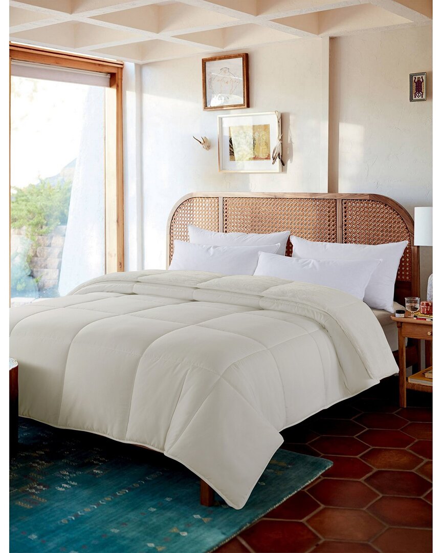 St. James Home Cozy Down Alternative Reversible Comforter In Cream