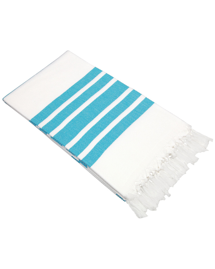 Image of Linum Home Textiles Herringbone Pestemal Beach Towel