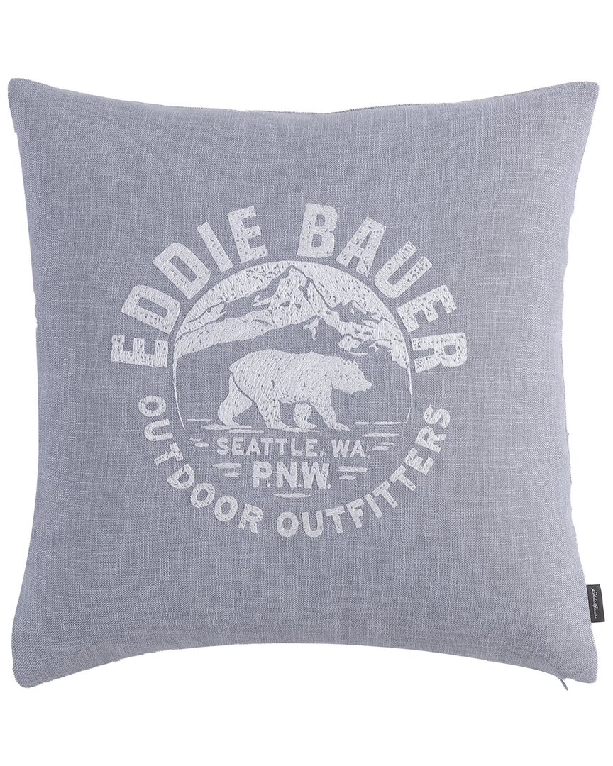 Eddie Bauer Bear Outdoor Outfitters Square Pillow Cover