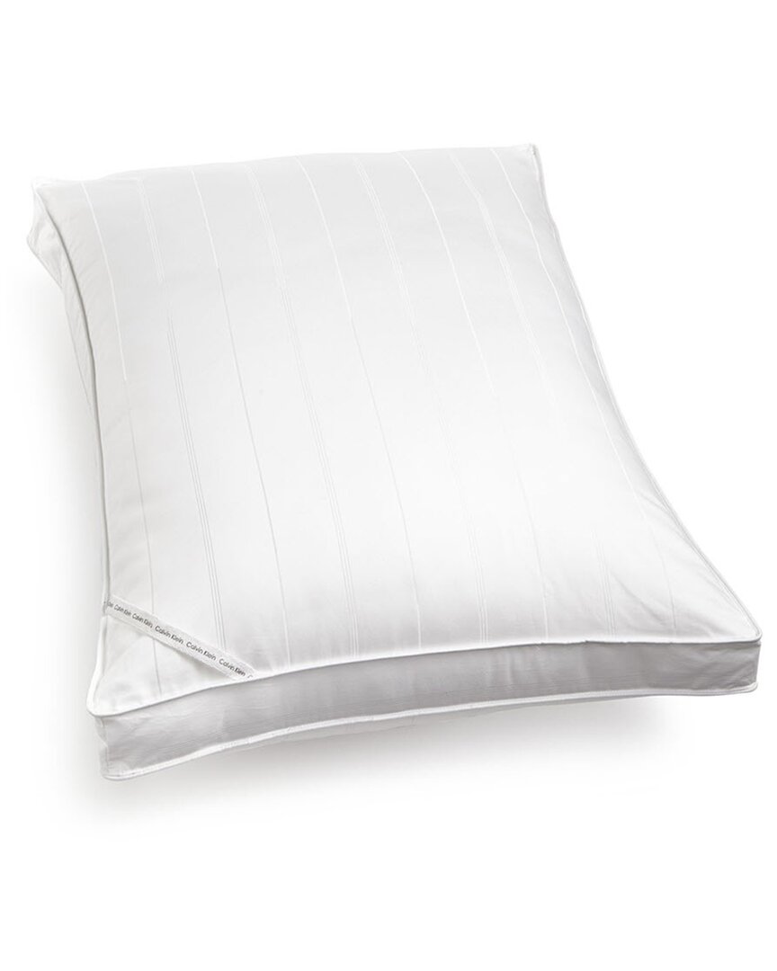 Calvin Klein Almost Down Extra Firm Support Pillow In White