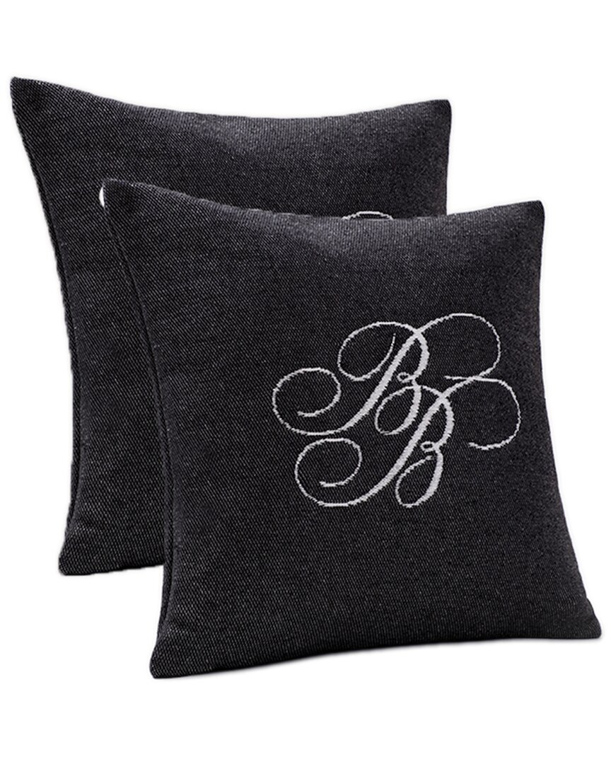 Brooks Brothers Bb Monogram Decorative Pillow