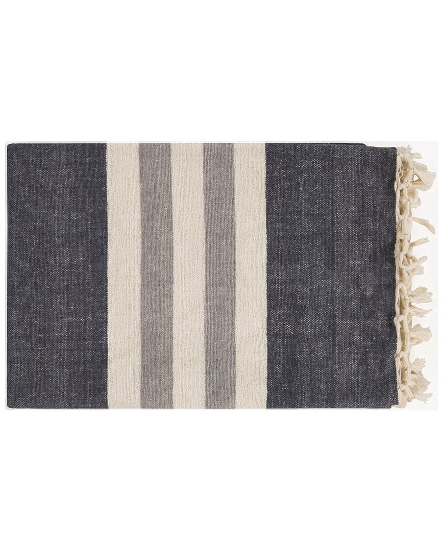 Surya Charcoal Troy Transitional Throw In Grey