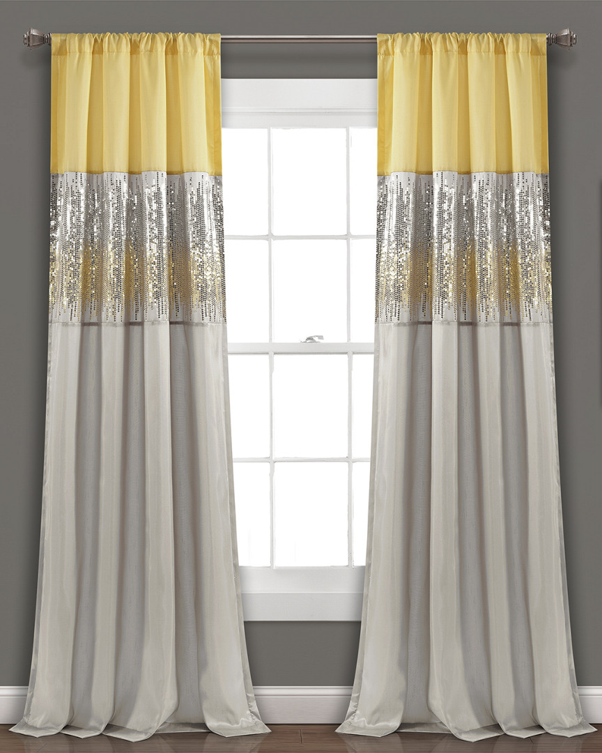 Triangle Home Night Sky Window Curtain Panel In Multi