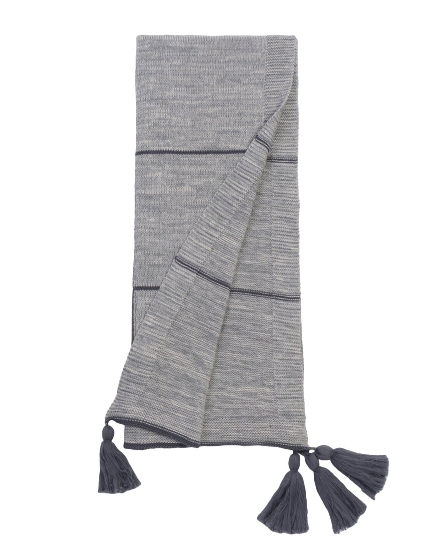 Amity Home Santo Steel Throw In Grey