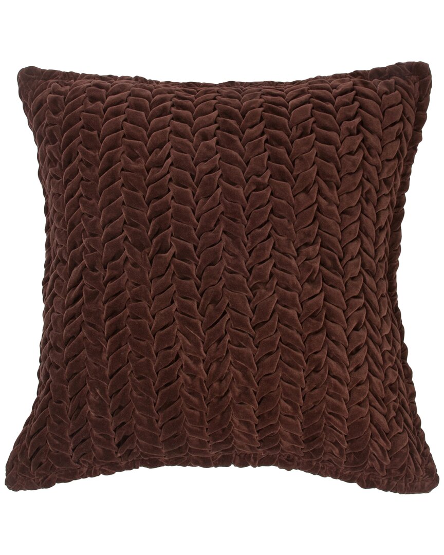 Amity Home Ted Pillow In Brown