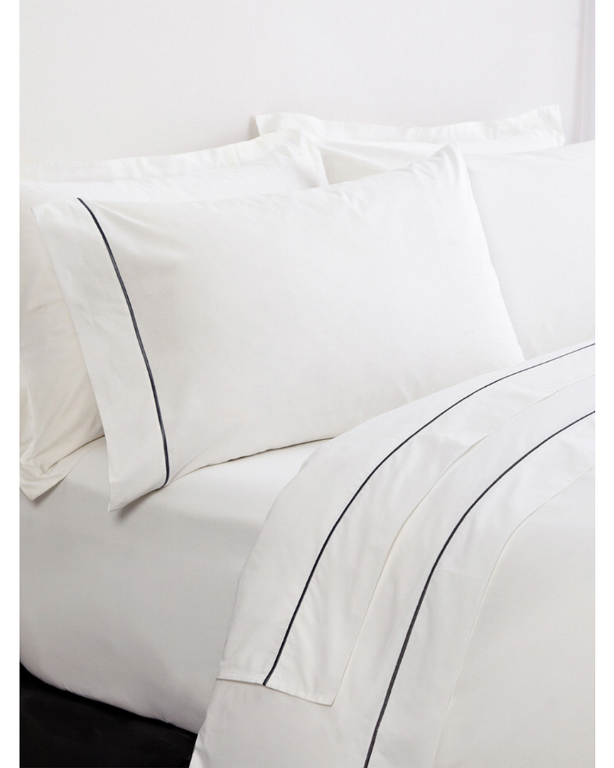 Shop Frette One Bourdon Grey Line Duvet Cover