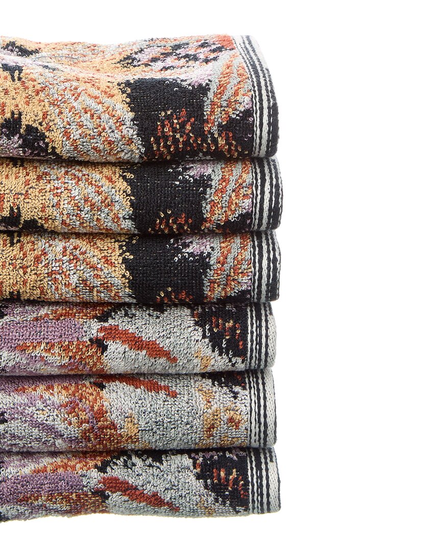 Missoni Home Yvette Set Of 6 Hand Towels