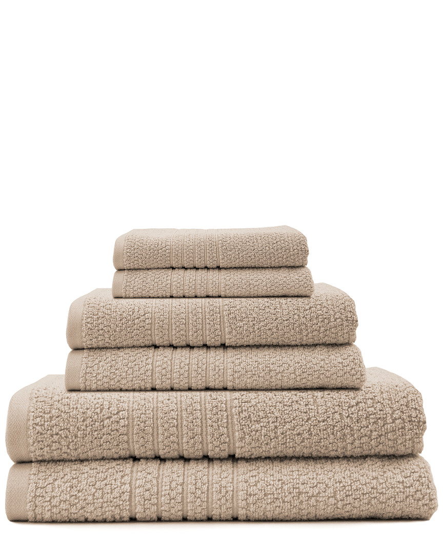 Espalma Softee 6pc Bath Towel Set In Neutral