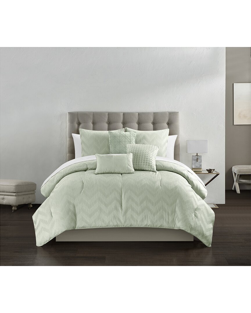 Chic Home Aveline 6pc Comforter Set In Green