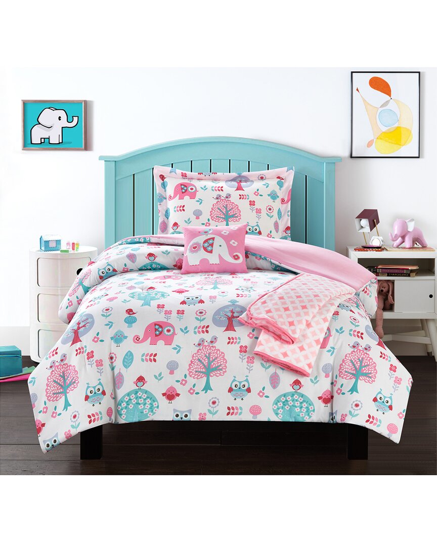Shop Chic Home Kandula Piece Comforter Set In Pink