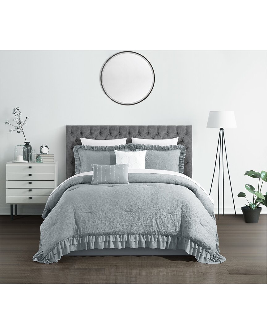 Chic Home Kinslee Comforter Set In Grey
