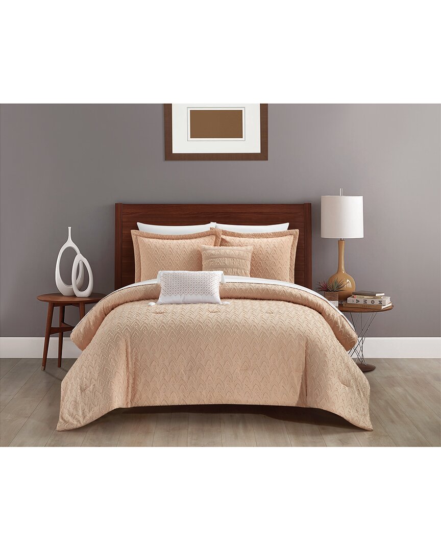 Chic Home Raevin Comforter Set In Blush
