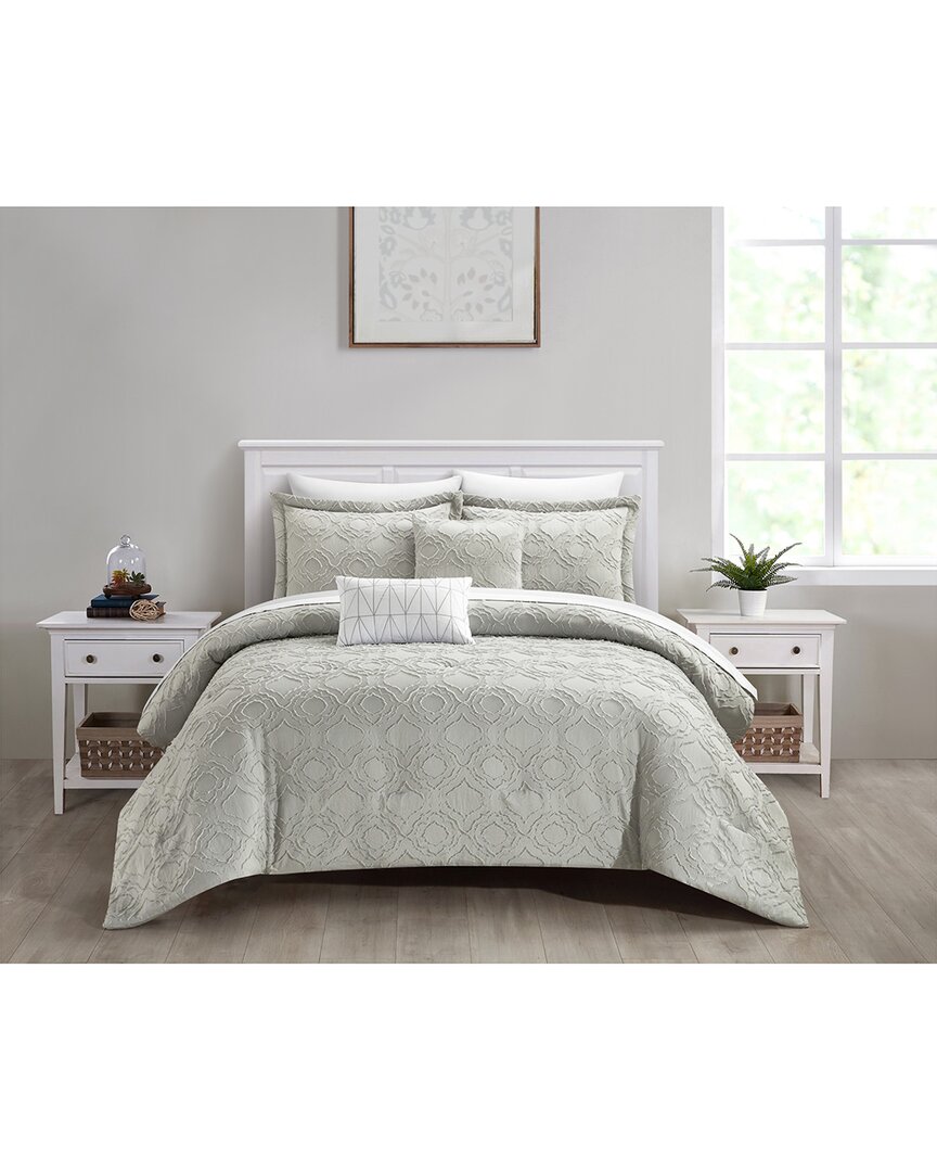 Chic Home Janny Comforter Set In Grey