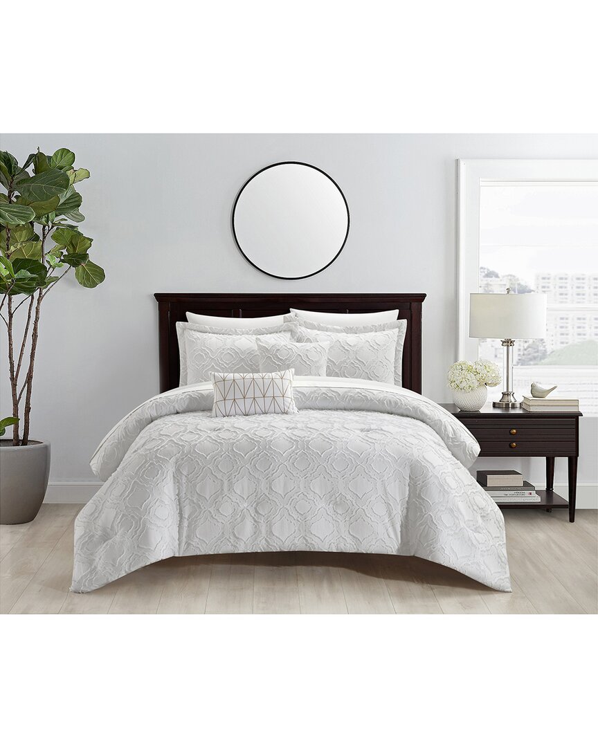Chic Home Janny Comforter Set In White