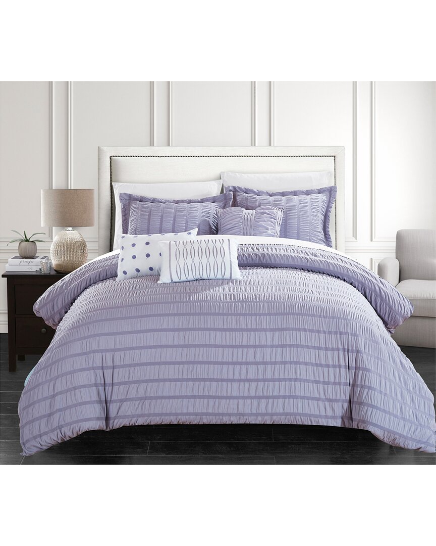 Chic Home Daza Comforter Set In Lavender