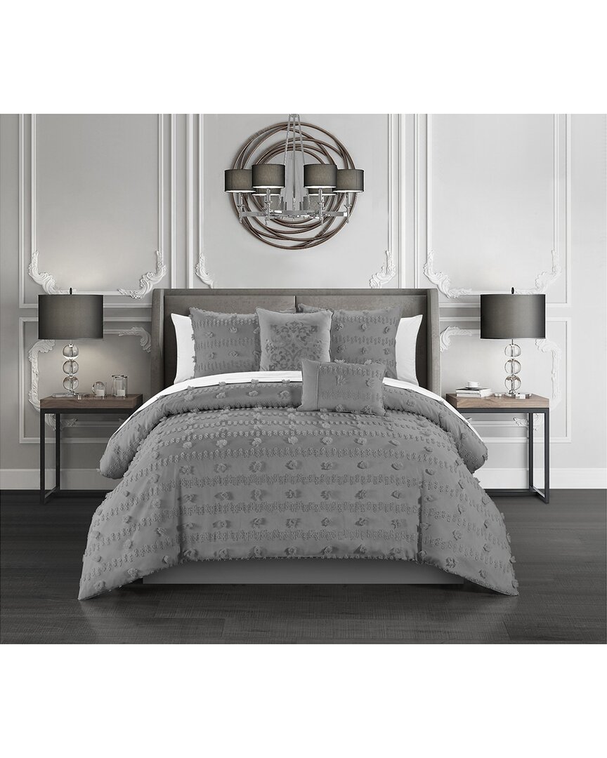 Chic Home Athisa Comforter Set In Grey