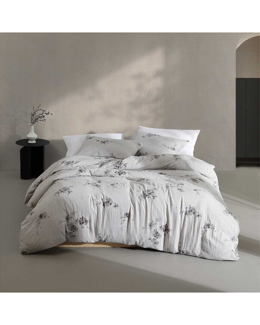 Calvin Klein Aquarelle Floral Cotton Melange Gauze Comforter Set