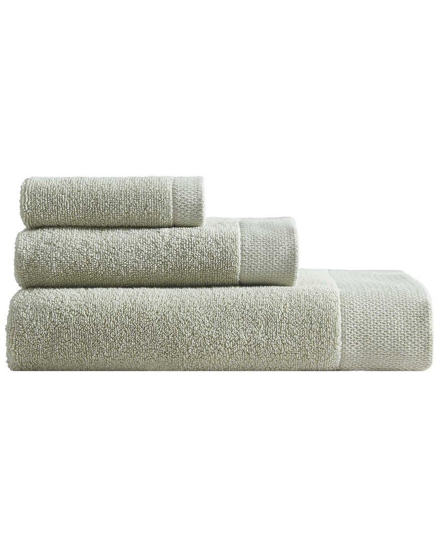 Calvin Klein Entwine Solid Cotton Terry 3pc Towel Set