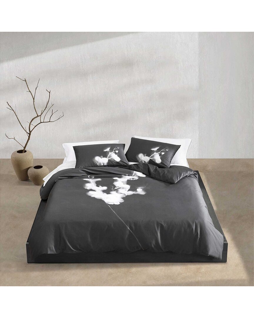 Calvin Klein 300 Thread Count Orchid Cotton Sateen Duvet Cover Set