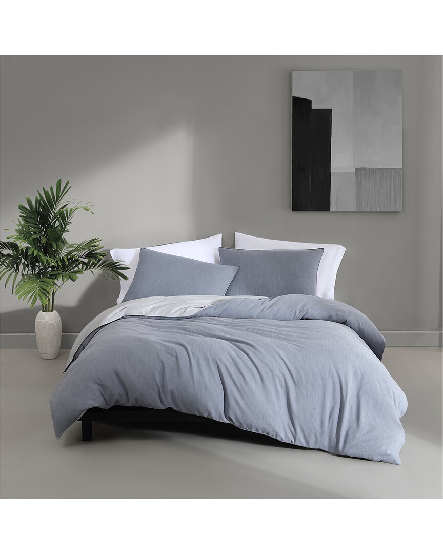 Calvin Klein Tencel Reversible Solid Lyocell Tencel Duvet Cover Set