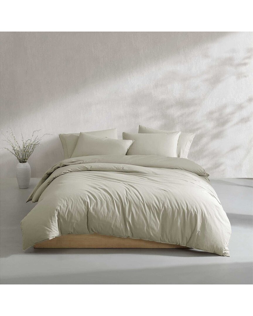Calvin Klein 200 Thread Count Washed Percale Cotton Comforter Set