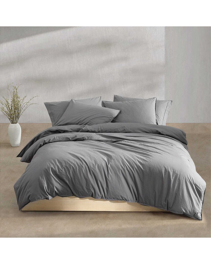 Calvin Klein Washed Percale Cotton Comforter Set