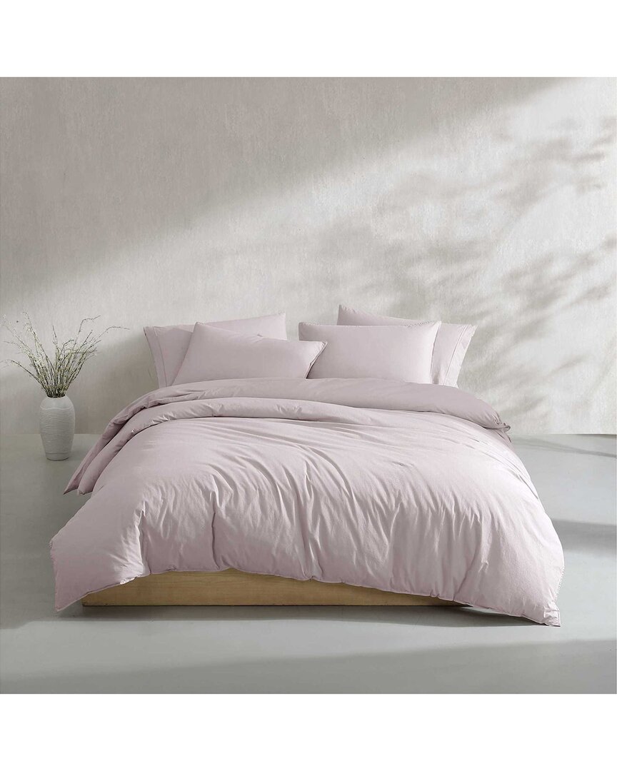 Calvin Klein 200 Thread Count Washed Percale Cotton Comforter Set