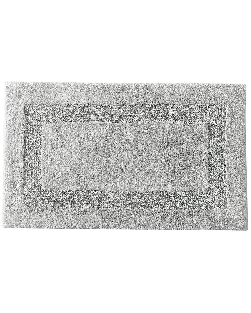 Tommy Bahama Long Branch Cotton Tufted Bath Rug In Grey