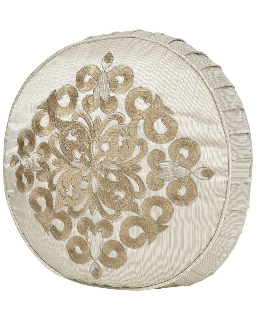 J Queen New York J. Queen New York Amaretto Round Throw Pillow
