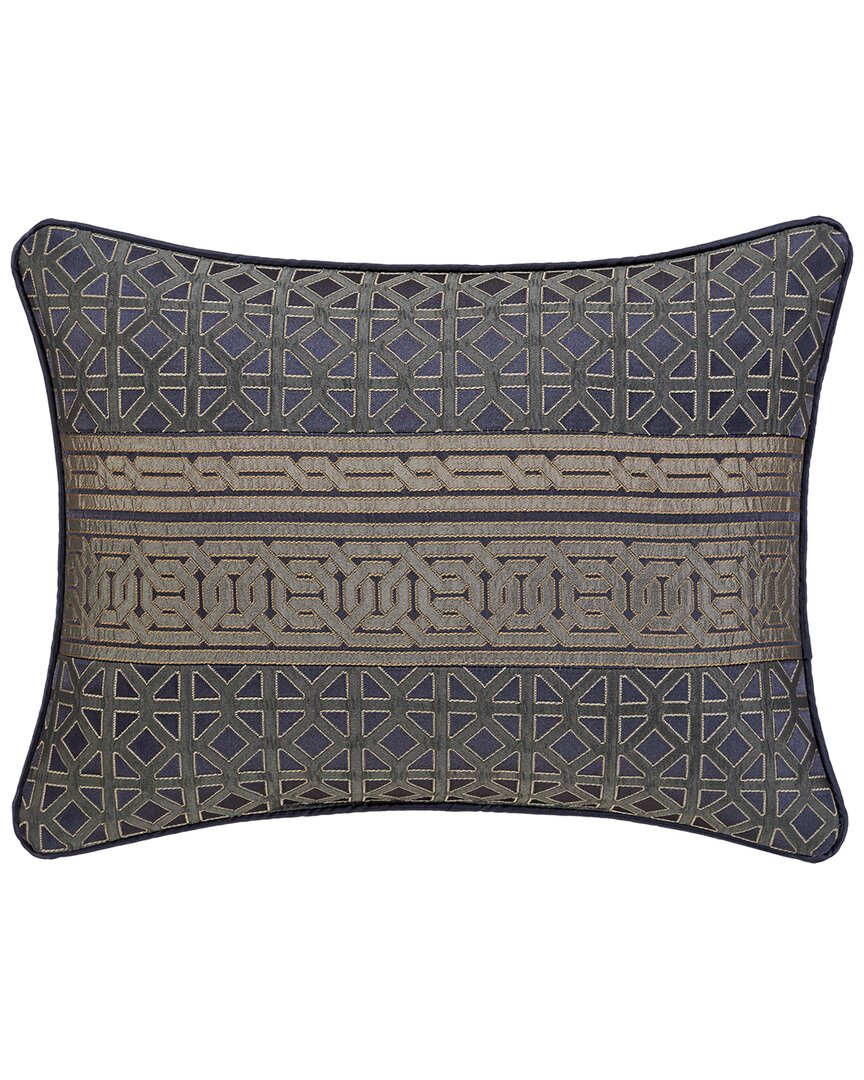 J Queen New York Alaro - Slate Boudoir Decorative Throw Pillow
