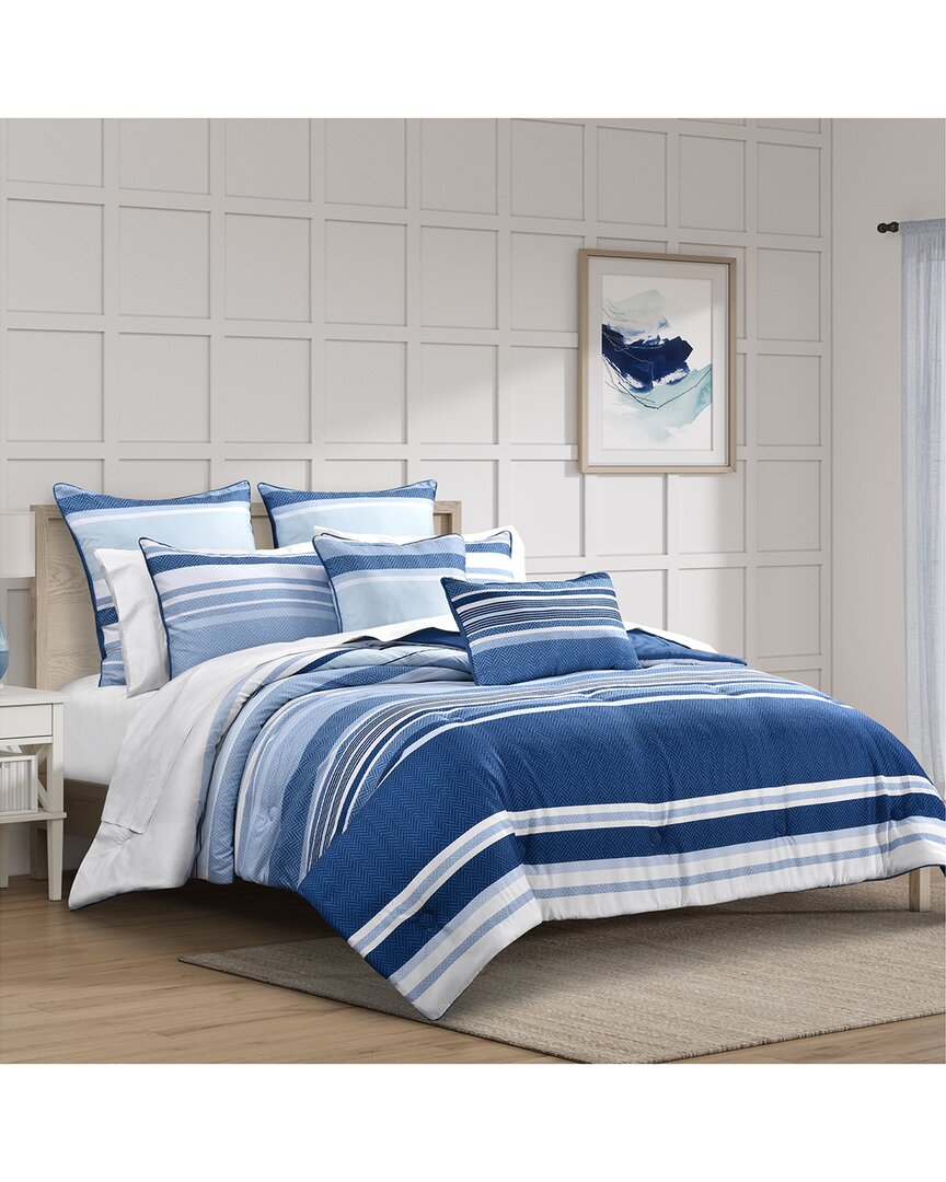 Royal Court Carson Comforter Set In Blue