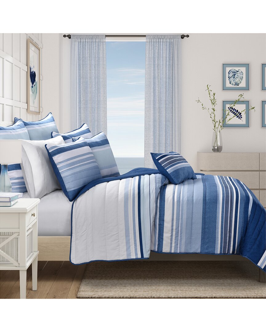 Royal Court Carson Comforter Set In Blue