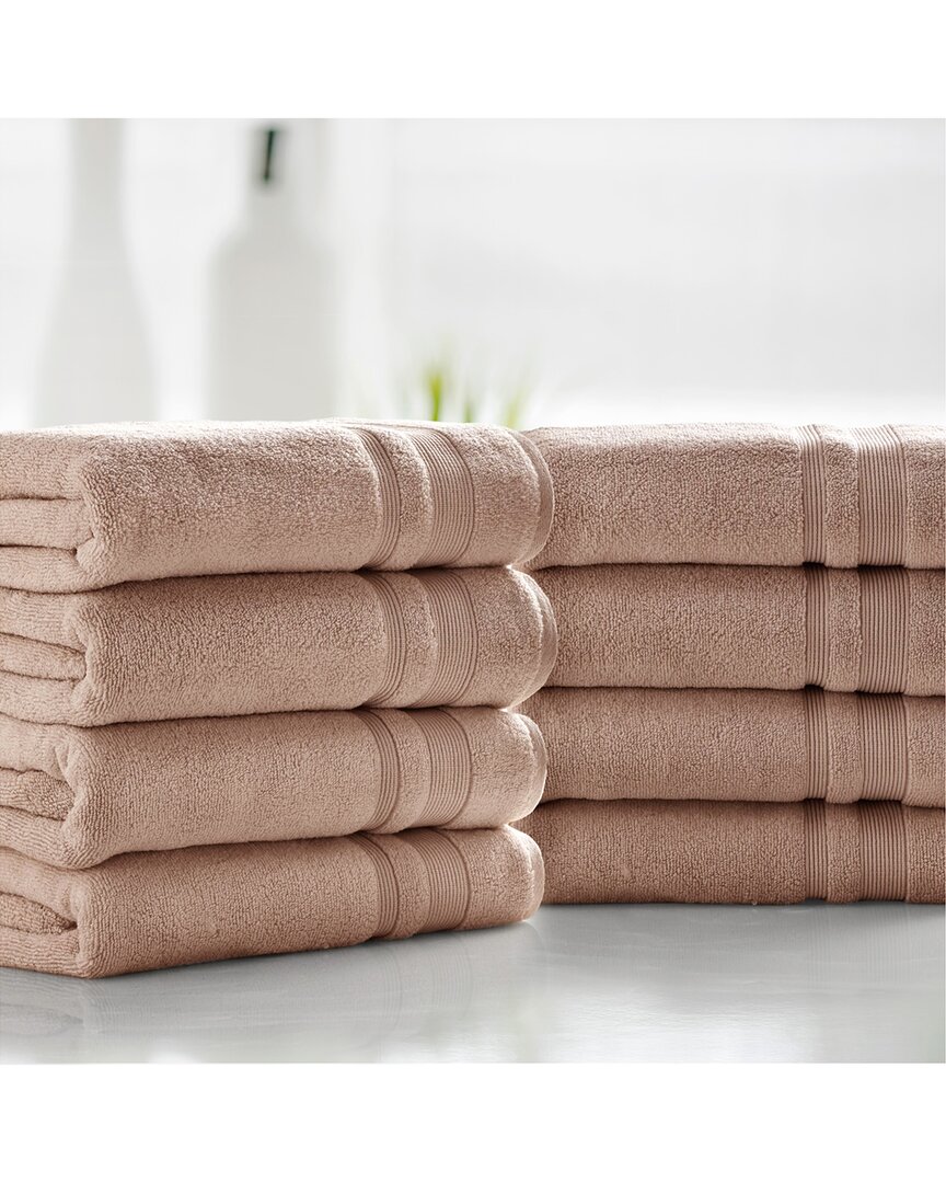 Kathy Ireland 4pc Zero Twist Cotton Plush Bath Towel Set